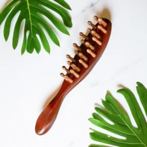 Golden Sandalwood Massager Comb